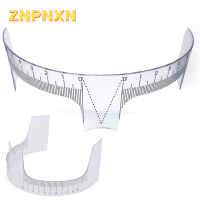 ZNPNXN แผ่นเขียนคิ้วซ้ำได้แต่งหน้า microblading measure Plastic TATTOO ไม้บรรทัด2017