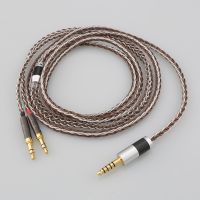 Audiocrast สายหูฟังโทรศัพท์หูฟัง8คอร์สำหรับ Beyerdynamic T1 T5P II AMIRON บ้านหูฟัง AH-D7100 AH-D600