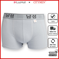 Quần lót nam boxer cao cấp CITYMEN lưng Hàn Quốc cotton 100% thấm hút tốt co dãn 4 chiều mềm mại thoáng khí, quần lót xịp đùi nam bao đổi trả 90 ngày thumbnail
