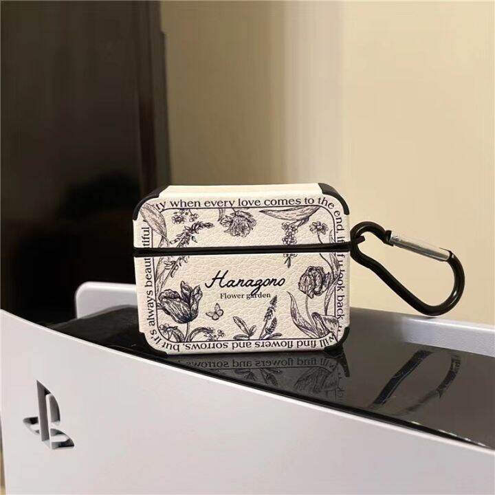 พร้อมส่งในไทย-เคส-airpods-pro-3-ดอกกุหลาบ-เป็นที่นิยม-วัสดุ-หนัง-airpod-2021-gen2-soft-case