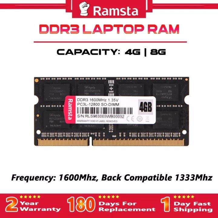 Ramsta SKIHOTAR SODIMM DDR3 / DDR4 4G | 8G RAM 1600MHz 2666Mhz ...