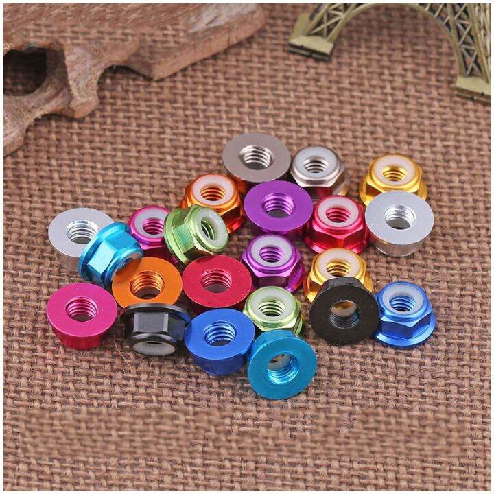 colourful-flange-nuts-aluminum-alloy-nylon-hex-insert-lock-nut-locknuts-self-locking-nut-for-rc-model-parts-m2-m3-m4-m5-m6-m8-nails-screws-fasteners