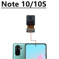 กล้องหน้าหลังของแท้สำหรับ Xiaomi Redmi Note 10 Pro 10S S หลังเซลฟี่ด้านหน้าด้านหลังโมดูลกล้องอะไหล่ซ่อมเฟล็กซ์