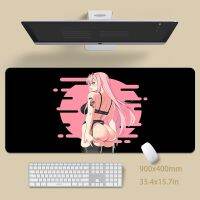 Gamer Mousepad Zero Two Mouse Pad Large Mouse Mat Natural Rubber Desk Rug PC Desk Mats Design Mousepads 100x50cm