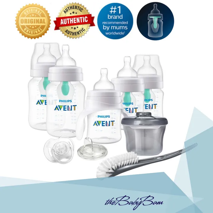 Philips Avent Anti Colic With Airfree Vent Clear Starter Set 5 Bottles