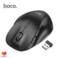 Hoco GM24 เมาส์ไร้สาย ออกแบบรองรับสรีระ ความไว 1600 DPI มี 6 ปุ่ม สำหรับ PC คอมพิวเตอร์/แล็ปท็อป 2.4GHz น้ำหนักเบา Wireless Business Mouse