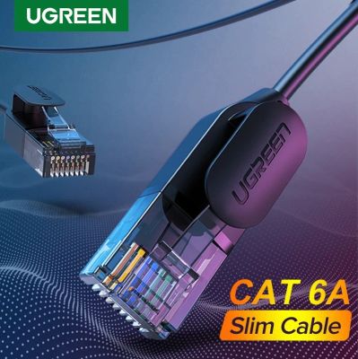 Ugreen Ethernet Cable Cat 6 A 10Gbps Network Cable 4 Twisted Pair Patch Cord Internet UTP Cat6 a Lan Cable Ethernet RJ45