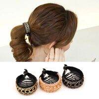 【CW】 6 Pcs Fashion Banana Hair Braided Chain Barrette Hairpin Ponytail Holder Claws Accessories and