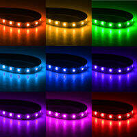 LED Strip Light RGB for Car 7 Colors Car Styling Atmosphere Lamps Car Interior Light With Remote and With Sound Music Controller