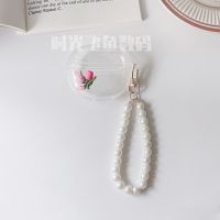READY STOCK! Tulip Rabbit &amp; Pearl Bracelet for QCY HT03 Soft Earphone Case Cover