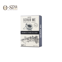 O-Spa Natural SCRUB ME Bamboo Charcoal Soap - Energetic Hours 140g โอสปา สบู่ถ่านไม้ไผ่ผสมงาดำ กลิ่นเอนเนอจิกอาวน์ 140g