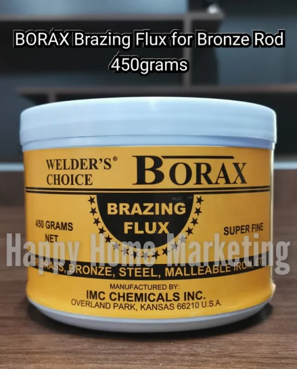 Borax Brazing Flux for Brass, Bronze, Steel, Malleable Iron, ETC. (450g