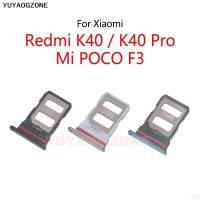 สำหรับ Redmi K40 Pro/mi POCO F3ใส่ซิมช่องเสียบบัตรใหม่ซ็อกเก็ตเครื่องอ่านการ์ดซิมที่ใส่ถาด