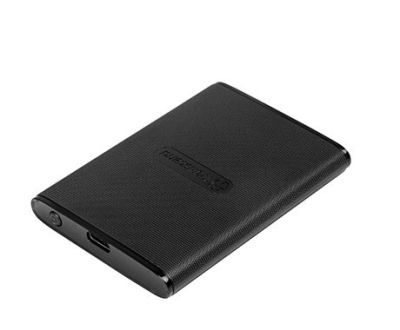 TRANSCEND ESD270C SSD External ฮาร์ดดิสพกพา (1TB, สีดำ) รุ่น TS1TESD270C