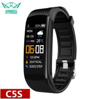 ✾▣ AMYNIKEER Smart Bracelet C5S Fitness Bracelet Fitness Tracker Heart Rate Monitor Pedometer Calorie IP67 Waterproof Smart Band