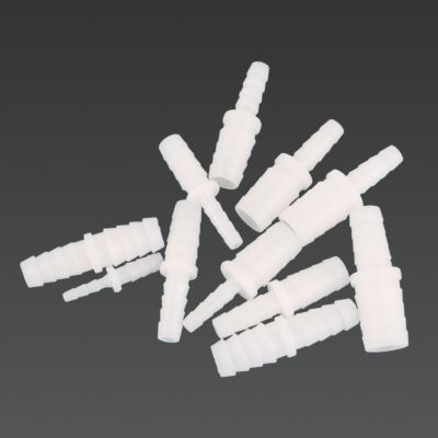 5 500pcs 4 6 8 10 12mm PE Plastic Pagoda Reducing Connector Aquarium Tank Air Pump Adapter Garden Irrigation Pipe Hose Joint