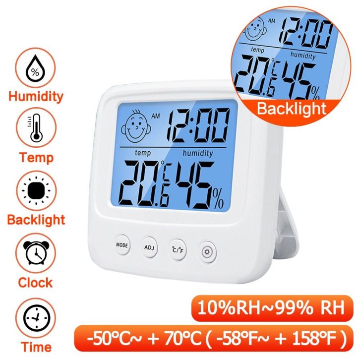 FPXR8 Digital Wireless Indoor Thermo Meter Backlight Thermometer