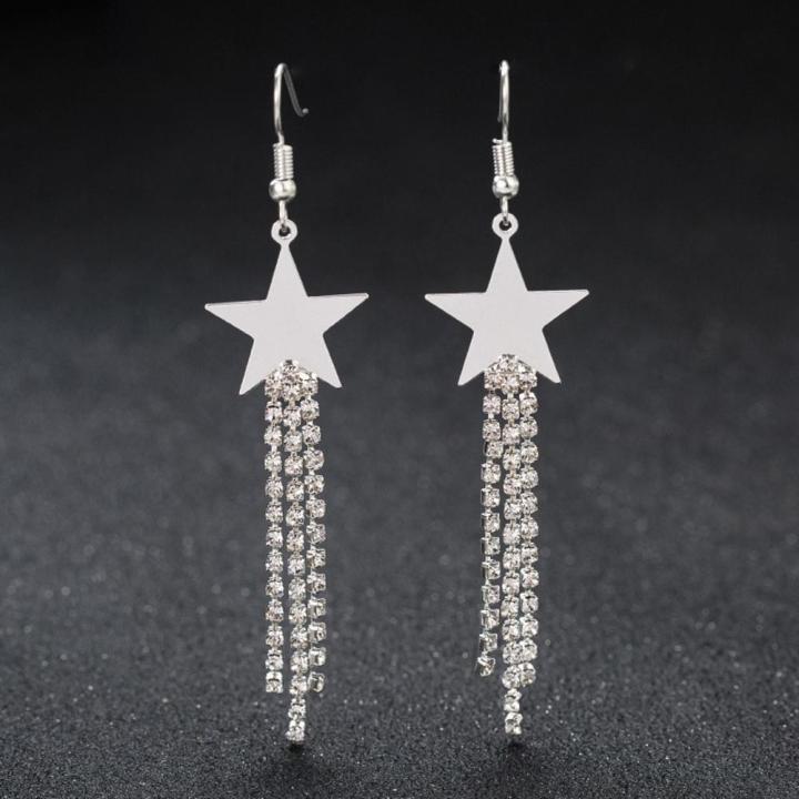 simple-earrings-female-temperament-earrings-trendy-earrings-fashion-earrings-earrings-long-star-earrings