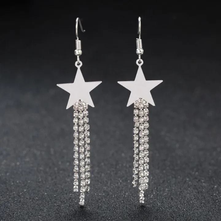 simple-earrings-trendy-earrings-unique-earrings-fashion-earrings-earrings-long-star-earrings