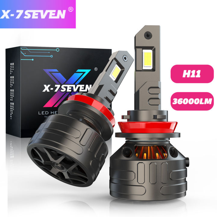 X-7SEVEN X-Kronos 160W 36000LM LED ไฟหน้าหลอดไฟ 6500K Cool ไฟ LED สีขาว H4 H1 H7 h11 H8 H9 9005 HB3 9006 9012-dliqnzmdjasfg