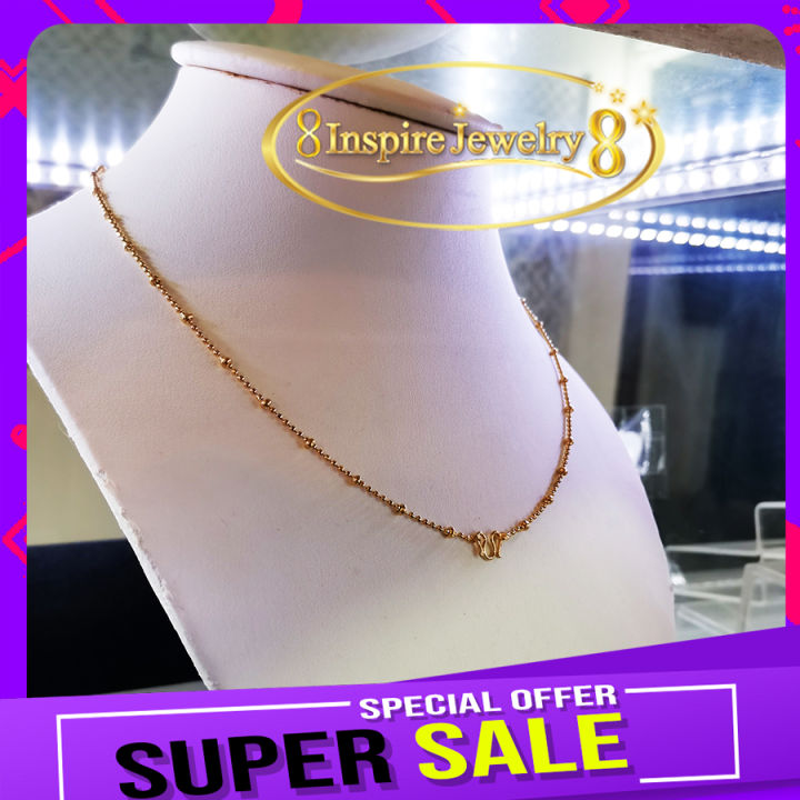 inspire-jewelry-สร้อยคอลาย-ตามภาพ-งานยิงเลเซอร์เข้าตัวเรือน-ยาว-18นิ้ว-งานแบบร้านทอง