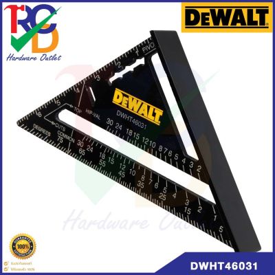 ฉากวัดสามเหลี่ยม 7" Dewalt PREMIUM RAFTER SQUARE (DWHT46031) ฉากสามเหลี่ยม รับประกันของแท้100%