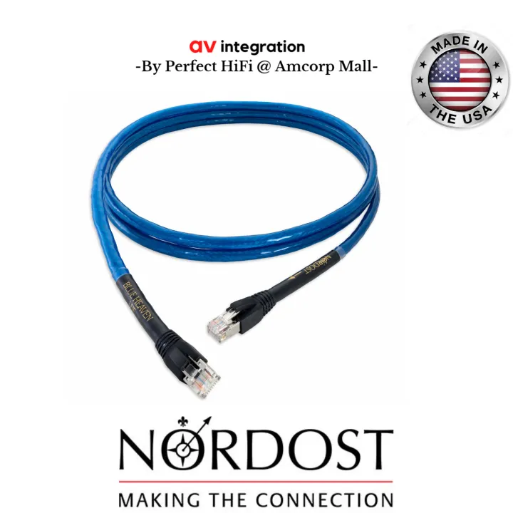 Nordost Blue Heaven RJ45 Audio Cable 1 Meter Made in Holliston