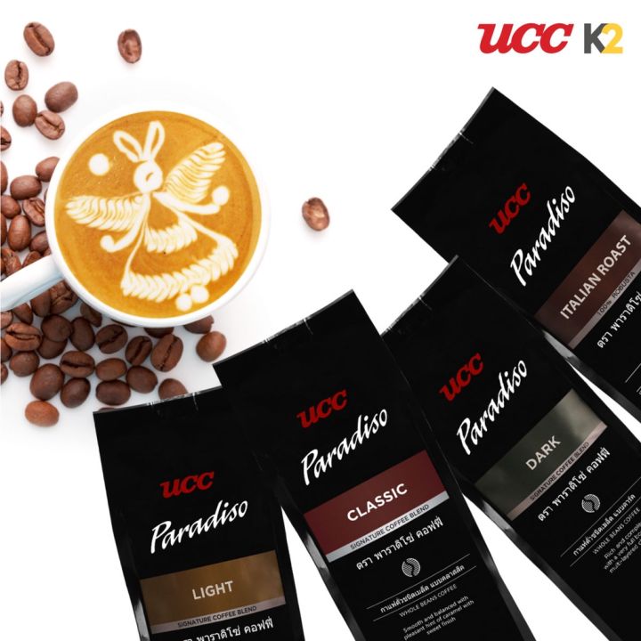 ucc-paradiso-เมล็ดกาแฟคั่วอาราบิก้าผสมโรบัสต้า