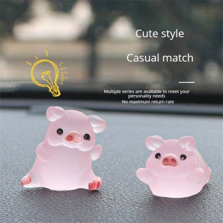 cc-resin-pig-car-dashboard-dolls-figures-garden-decoration-cartoon-color-chick-ornaments-gifts