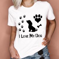 Graphic Dog Paw Mom Cartoon Pet Cute 90S Clothing Clothes Tees Print Tshirt Tshirt