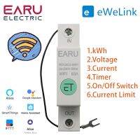 [HOT ZHKKZZLWWG 510] 1P Din Rail WIFI Smart Energy Meter การใช้พลังงาน KWh Meter Circuit Breaker Time Timer Switch รีเลย์โวลต์มิเตอร์สำหรับ Smart Home