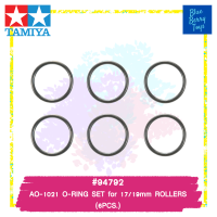 TAMIYA 94792 AO-1021 O-RING SET for 17/19mm ROLLERS (6PCS.) รถของเล่น ทามิย่า ของแท้