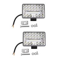 2X 4 Inch 4X4 Car LED Work Light 108W 36LED Bar Square Spotlight 12V 24V Offroad for Truck Offroad ATV