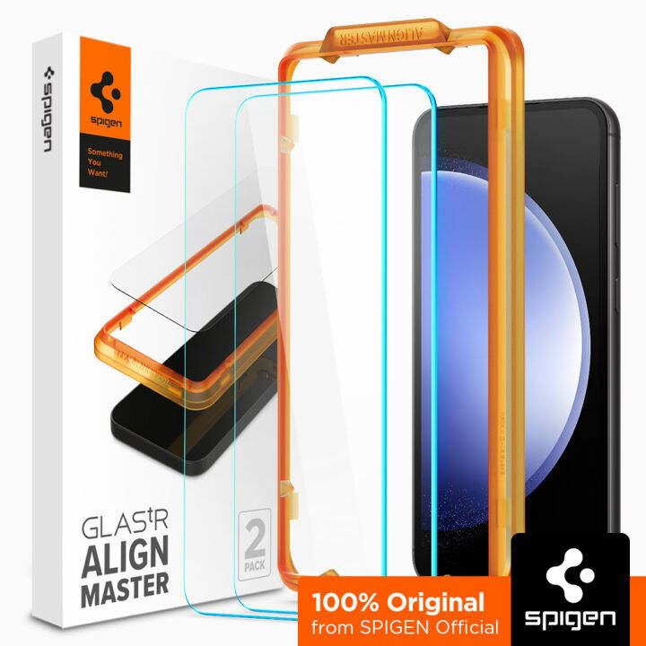 SPIGEN Screen Protector for Galaxy S23 FE [Align Master] Easy Alignment