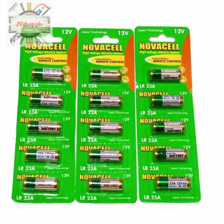 LR 23A 12V Novacell High Voltage Alkaline Battery For Car Key Doorbell