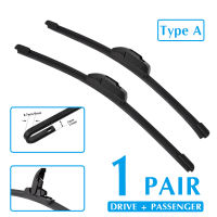 Car Wiper Blade For Infiniti FX35 22"+19" 2011-2012 Auto Windscreen Windshield Wipers Blades Window Wash Fit U Hook Arms