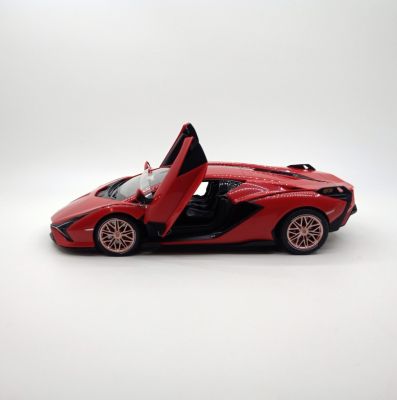 รถบังคับวิทยุ Rastar 97700 Lamborghini Sian FKP 37 Red ออกแบบสวยสมจริง