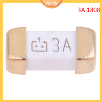 Aleaty? 10pcs GOLD Foot 1808 125V 0451 SMD Fast blow ULTRA-Rapid ฟิวส์1A ถึง10A