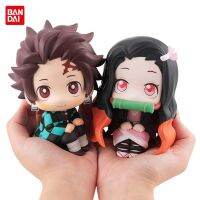 7cm Japan Anime Demon Slayer Figure Nezuko Tanjirou Q Version Kawaii Doll PVC Model Statue Collection Kids Toy Christmas Present