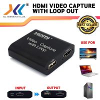 XLL HDMI-044 /045 video capture with Loop รองรับความละเอียดอินพุตสูงสุดสูงสุด 4K