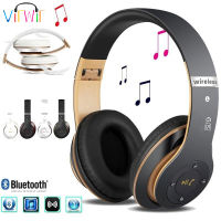 Bluetooth Wireless Music Headphones Bass HIFI Headphone Portable Foldable 3D Headset For Xiaomi Iphone with mic Support SD Card