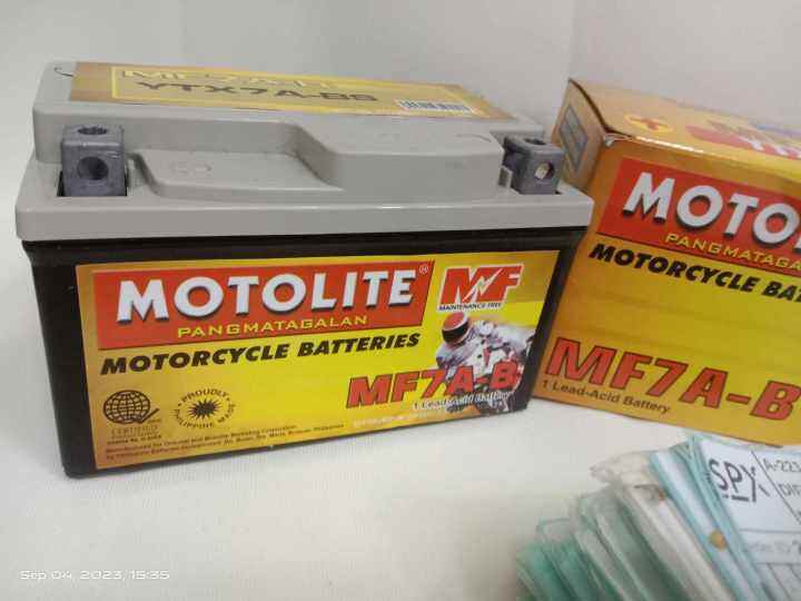 Battery Motolite MF7A-B Heavy Duty | Lazada PH