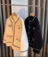 เสื้อกันหนาว สินค้านำเข้า cardigan สไตล์เกาหลี ผ้าขนแกะเทียม เนื้อผ้านิ่มมากๆใส่แล้วหรูหราไฮโซสุดๆหนาวนี้