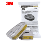 3M 6006 กล่องกรองก๊าซ,ป้องกันหลายก๊าซ/กล่องกรองไอน้ำ,มี2ชุด6200/6800/7502ใบหน้าโล่