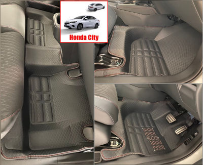 พรมรถยนต์ 6D ฮอนด้า ซิตี้ 4ประตู ซีดาน (ปี 2020-ปัจจุบัน), Honda City Sedan (2020-Now)