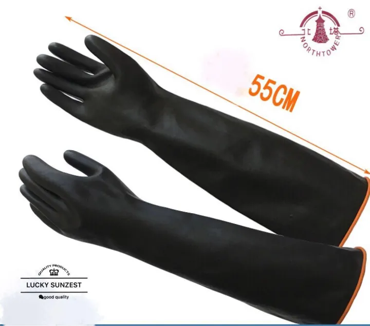 chemical gloves long