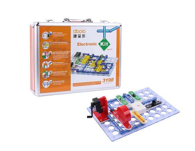 electronic-kit-3198-kodiicode-ชุดทดลองทางวิทยาศาสตร์-ระบบ-วงจร-ไฟฟ้า-ชุดจำลองการต่อวงจรไฟฟ้า-3198แบบ