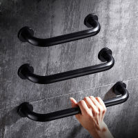 Black Grab Bar 304050cm for Elder Anti-Slip handle bathroom safety handrails bar Wall Mount space aluminum metal grab handle