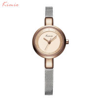 Kimio Womens Bracelet Watch Stainless Steel Fine Mesh Quartz Watches Women Ladies Dress Wristwatch With Gift Box reloje mujer