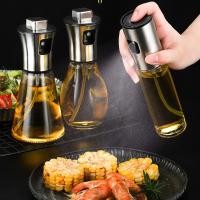 ◙❅ Oil Spray Bottle BBQ Sprayer 304 Stainless Steel Baking Oil Storage Container Gravy Grill Kitchen Tools